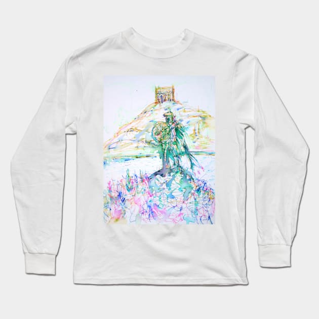 THE WARRIOR THE CASTLE AND THE ISLAND Long Sleeve T-Shirt by lautir